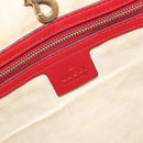 GUCCI GG Supreme Tote Bag PVC Beige Goud Auth 170475-18
