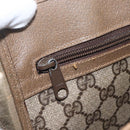 GUCCI GG Supreme Web Sherry Line Tote Bag PVC Beige 39 02 091 Auth 170479-15