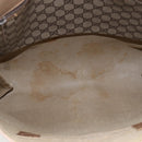 GUCCI GG Supreme Web Sherry Line Tote Bag PVC Beige 39 02 091 Auth 170479-16