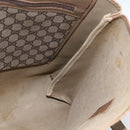 GUCCI GG Supreme Web Sherry Line Tote Bag PVC Beige 39 02 091 Auth 170479-17