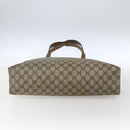 GUCCI GG Supreme Web Sherry Line Tote Bag PVC Beige 39 02 091 Auth 170479-9