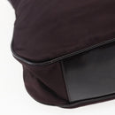GUCCI Bamboo Shoulder Bag Nylon 2way Bordeaux Silver 001 1553 1577 Auth 170482-18