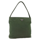 PRADA Tote Bag Nylon Green Auth 170483-1