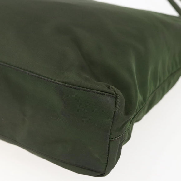 PRADA Tote Bag Nylon Green Auth 170483