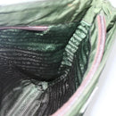 PRADA Tote Bag Nylon Green Auth 170483-19