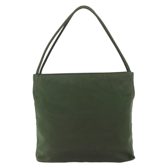 PRADA Tote Bag Nylon Green Auth 170483
