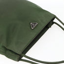 PRADA Tote Bag Nylon Green Auth 170483-6