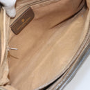 GUCCI GG Supreme Web Sherry Line Bag PVC Beige Gold 02 14 013 Auth 170488-17