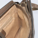 GUCCI GG Supreme Web Sherry Line Bag PVC Beige Gold 02 14 013 Auth 170488-18