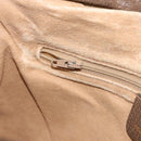 GUCCI GG Supreme Web Sherry Line Bag PVC Beige Gold 02 14 013 Auth 170488-20