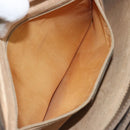 GUCCI GG Supreme Web Sherry Line Bag PVC Beige Gold 02 14 013 Auth 170488-21