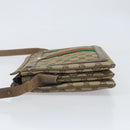 GUCCI GG Supreme Web Sherry Line Bag PVC Beige Gold 02 14 013 Auth 170488-5