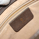 GUCCI GG Supreme Web Sherry Line Bag PVC Beige Gold 96 02 035 Auth 170489-19