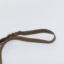 GUCCI GG Supreme Web Sherry Line Bag PVC Beige Gold 96 02 035 Auth 170489-8
