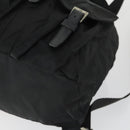 PRADA Backpack Nylon Black Silver Auth 170491-16
