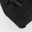 PRADA Backpack Nylon Black Silver Auth 170491-17