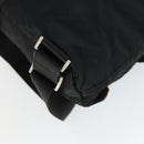 PRADA Backpack Nylon Black Silver Auth 170491-18