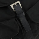 PRADA Backpack Nylon Black Silver Auth 170491-9