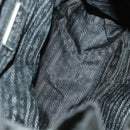 PRADA Backpack Nylon Black Silver Auth 170491-11