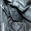 PRADA Backpack Nylon Black Silver Auth 170491-22