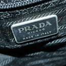 PRADA Backpack Nylon Black Silver Auth 170491-24