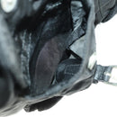 PRADA Backpack Nylon Black Silver Auth 170491-28