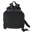 PRADA Backpack Nylon Black Silver Auth 170491-2