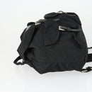 PRADA Backpack Nylon Black Silver Auth 170491-4