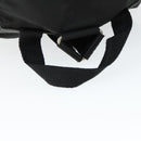 PRADA Backpack Nylon Black Silver Auth 170491-7