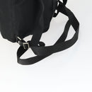 PRADA Backpack Nylon Black Silver Auth 170491-8