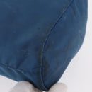 PRADA Purse Pouch Nylon Light Blue Silver Auth 170492-9