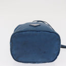 PRADA Purse Pouch Nylon Light Blue Silver Auth 170492-5