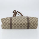 GUCCI GG Supreme Tote Bag PVC Beige 156 02 110 Auth 170497-5