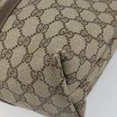 GUCCI GG Supreme Tote Bag PVC Beige 156 02 110 Auth 170497-10