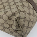 GUCCI GG Supreme Tote Bag PVC Beige 156 02 110 Auth 170497-17