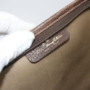 GUCCI GG Supreme Tote Bag PVC Beige 156 02 110 Auth 170497-20