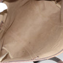 GUCCI GG Supreme Tote Bag PVC Beige 156 02 110 Auth 170497-11