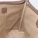 GUCCI GG Supreme Tote Bag PVC Beige 156 02 110 Auth 170497-21