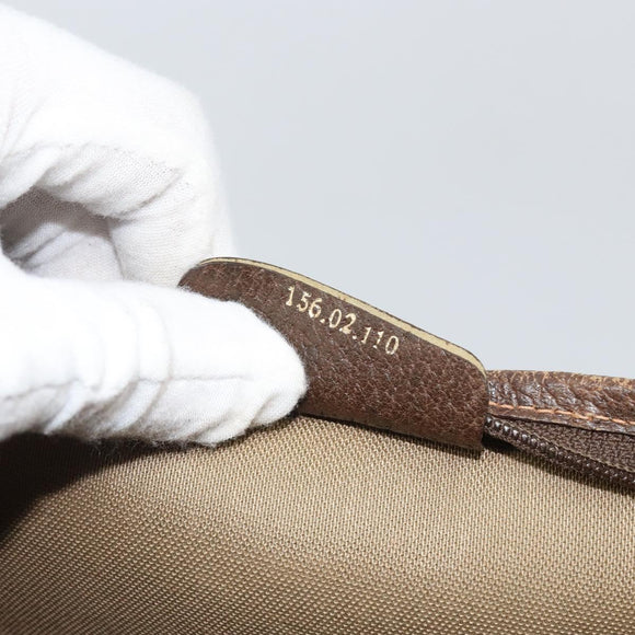 GUCCI GG Supreme Tote Bag PVC Beige 156 02 110 Auth 170497