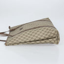 GUCCI GG Supreme Tote Bag PVC Beige 156 02 110 Auth 170497-4