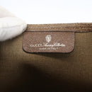 GUCCI GG Supreme Web Sherry Line Tote Bag PVC Beige Red 39 02 003 Auth 170499-17