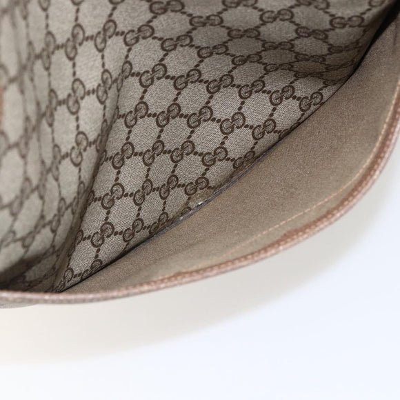 GUCCI GG Supreme Web Sherry Line Tote Bag PVC Beige Red 39 02 003 Auth 170499