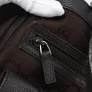 GUCCI GG Canvas Tote Bag Brown Silver 268639 Auth 170501-14