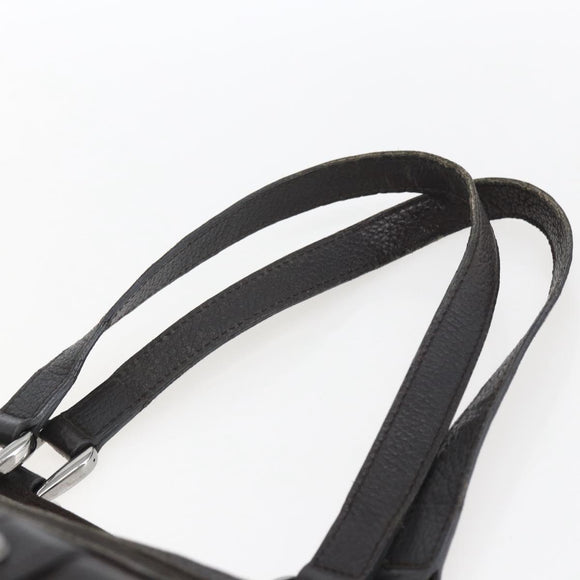 GUCCI GG Canvas Tote Bag Brown Silver 268639 Auth 170501