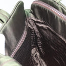PRADA Hand Bag Nylon Green Silver Auth 170503-18