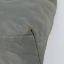PRADA Hand Bag Nylon Gray Silver Auth 170504-14