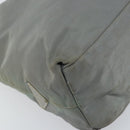 PRADA Hand Bag Nylon Gray Silver Auth 170504-15