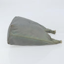 PRADA Hand Bag Nylon Gray Silver Auth 170504-4