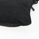 PRADA Shoulder Bag Nylon Black Silver Auth 170505-15