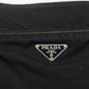 PRADA Shoulder Bag Nylon Black Silver Auth 170505-17